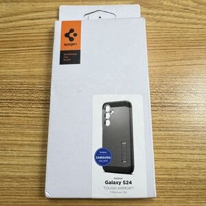 Spigen Samsung Galaxy S24 Tough Armor Phone Case [Gunmetal] ACS07356‎